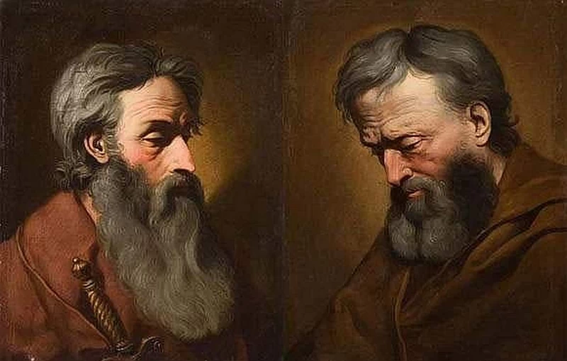 San Paolo e San Pietro - attribuito